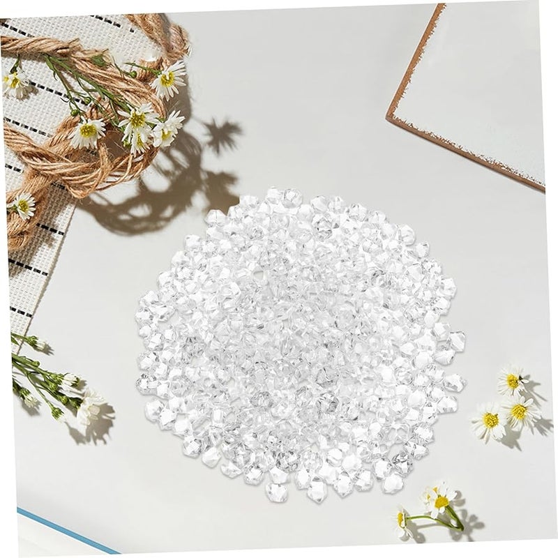 STOBAZA 400pcs High Transparency Plastic Ice Cubes For Photography Home Decor - Image 5